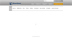 Desktop Screenshot of heartbeatservices.org
